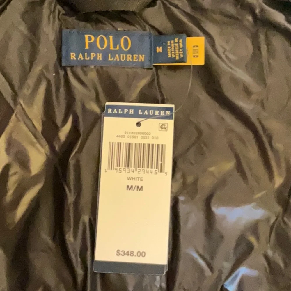 POLO RALPH LAUREN BIG PONY WOMEN’S LOGO DOWN PUFFER HOODIE JACKET /SIZE MEDIUM - Picture 8 of 16